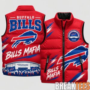 Buffalo Bills Mafia Edition Custom Puffer Vest 3