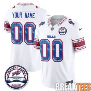 Buffalo Bills Xmas Edition Custom Football Jersey