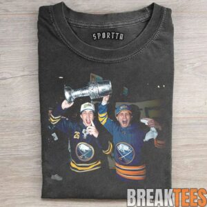 Buffalo Sabres Players Raising the Stanley Cup Celebration T-Shirt
