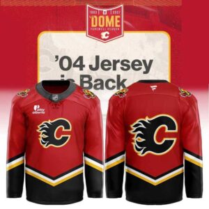 Calgary Flames ’04 Jersey Throwback Special Hockey Jersey