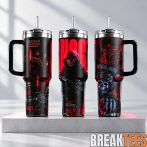 Call of Duty Simon Ghost Riley Task Force 141 Insulated Tumbler 40oz with Handle 4