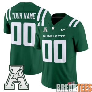 Charlotte 49ers 2026 Limited Custom Football Jersey 1