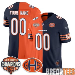 Chicago Bears 2026 Split Edition Custom Football Jersey