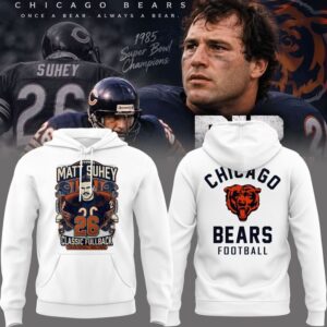 Chicago Bears Matt Suhey Always and Forever - Thank You For Your Memories Hoodie 2