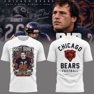 Chicago Bears Matt Suhey Always and Forever - Thank You For Your Memories T-Shirt 1