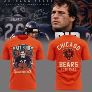 Chicago Bears Matt Suhey Always and Forever - Thank You For Your Memories T-Shirt 2