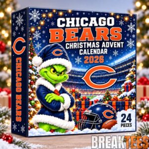 Chicago Bears x Grinch Christmas 2026 Advent Calendar 1