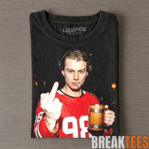 Chicago Blackhawks Connor Bedard Drunk & Smoke Tee