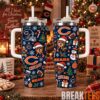 Carolina Panthers Special Tumbler 40oz with Handle Christmas For Fan