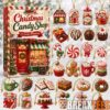 Cat Advent Calendar 2026 – 24 Day Christmas Countdown with Cute Kitty Acrylic Ornaments
