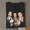 Breaking Bad x Better Call Saul Walter, Jesse and Saul Smoking and Middle Finger T-Shirt