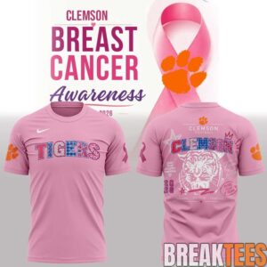 Clemson Tigers Breast Cancer Awareness Month 2026 Shirt