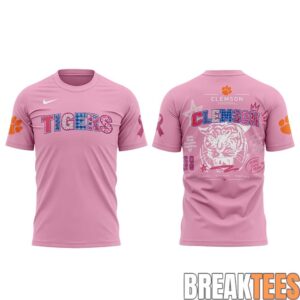 Clemson Tigers Breast Cancer Awareness Month 2026 Shirt 1