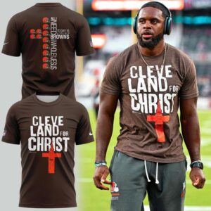 Cleveland Browns Cleveland Land for Christ T-Shirt