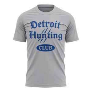 Coach Dan Campbell Detroit Hunting Club Grey T-Shirt 1