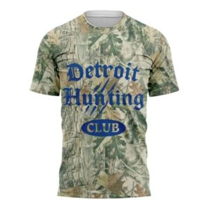 Coach Dan Campbell Detroit Hunting Club Realtree T-Shirt 1