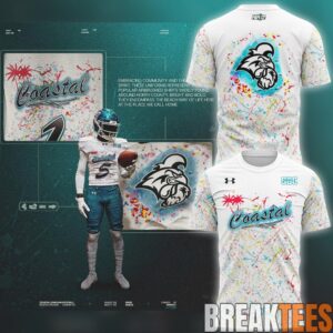 Coastal Carolina Chanticleers Glow Mod Activated T-Shirt 1