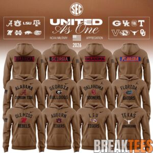 College Football All Teams x Military Appreciation 2026 Limited Edition Hoodie