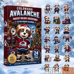 Colorado Avalanche Mascot Holiday Advent Calendar 2026