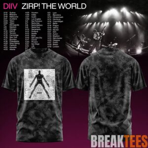 DIIV Australia Tour Special T-Shirt 4 DIIV Australia Tour Special T-Shirt 4