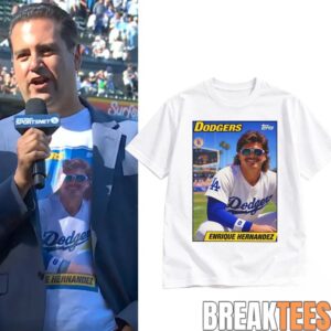David Vassegh Los Angeles Dodgers Enrique Hernandez Shirt