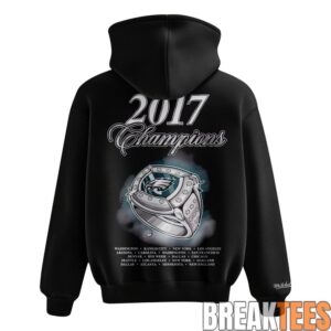 Dawn Staley Rocks the Philadelphia Eagles 2017 Champions Hoodie 2