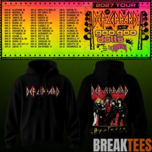 Def Leppard & Goo Goo Dolls Tour 2027 Hoodie