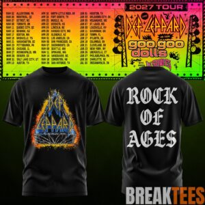 Def Leppard & Goo Goo Dolls Tour 2027 T-Shirt