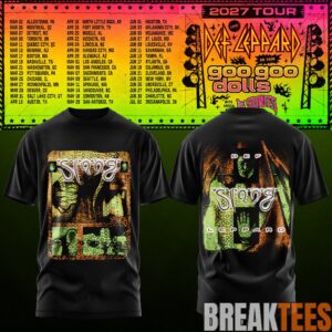 Def Leppard & Goo Goo Dolls Tour 2027 T-Shirt 4