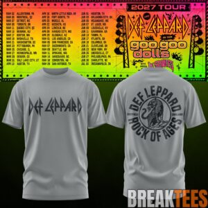 Def Leppard & Goo Goo Dolls Tour 2027 T-Shirt 7