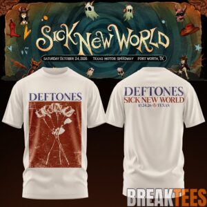 Deftones - Sick New World Texas 2026 T-Shirt