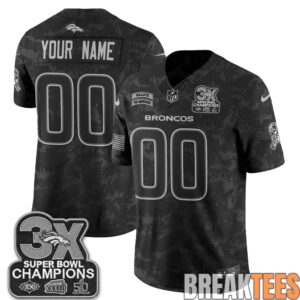 Denver Broncos 2026 Salute to Service Custom Football Jersey 2