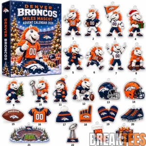 Denver Broncos Miles Mascot 2026 Advent Calendar