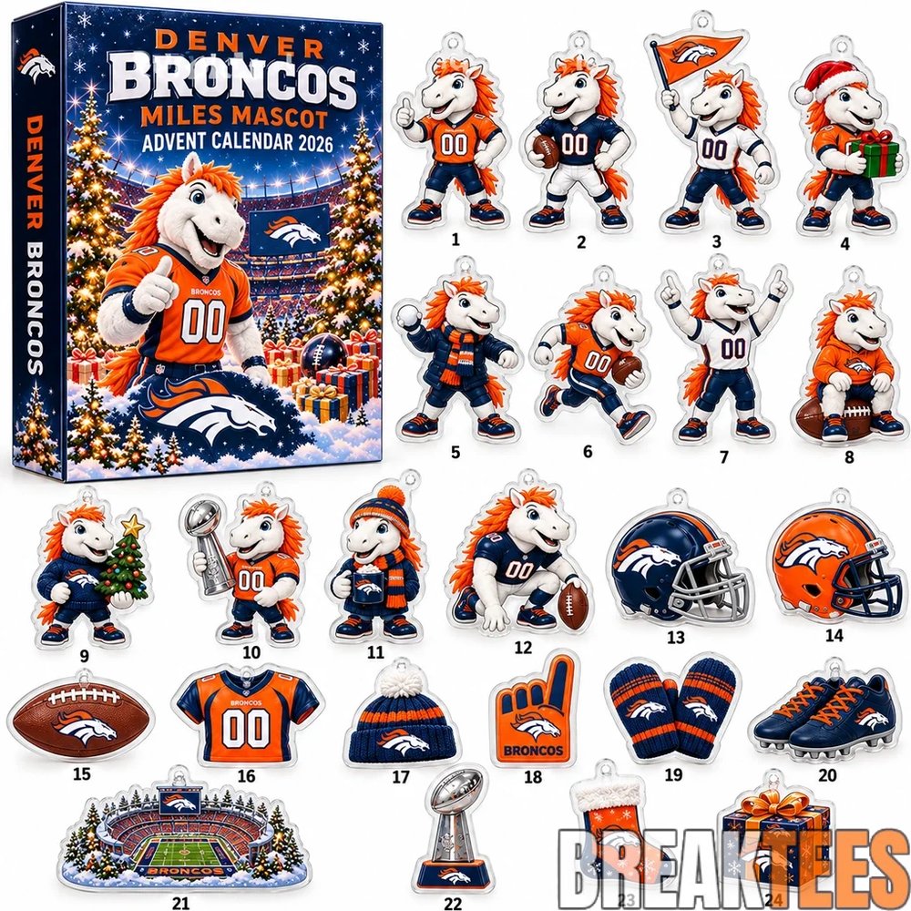 Denver Broncos Miles Mascot 2026 Advent Calendar Denver Broncos Miles Mascot 2026 Advent Calendar