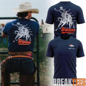 Denver Broncos Broken Bow Navy T-Shirt