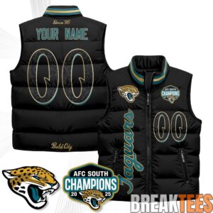 Detroit Lions 2026 Rivalries Custom Puffer Vest 1