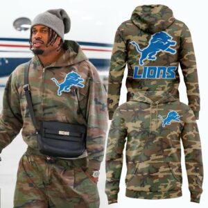 Detroit Lions Camo Limited Edition Hoodie