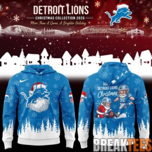 Detroit Lions Christmas 2026 Hoodie