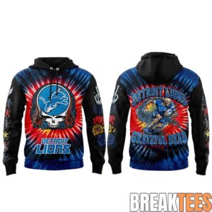 Detroit Lions Grateful Dead Skeletons Hoodie 1