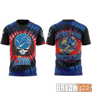 Detroit Lions Grateful Dead Skeletons Shirt 1