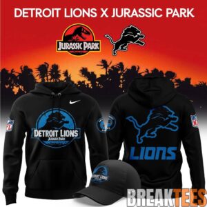 Detroit Lions Jurassic Park Hoodie 1