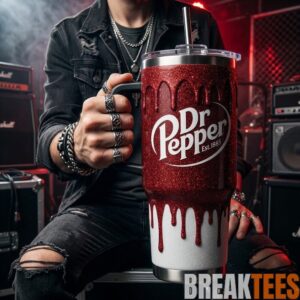 Dr Pepper 141st Anniversary 1885-2026 40oz Tumbler with Handle 1