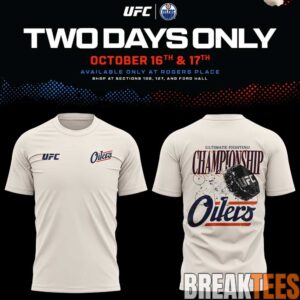 Edmonton Oilers x UFC Canada Special Collab T-Shirt