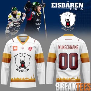 Eisbären Berlin Special New 2026 Limited Edition Hockey Jersey – White