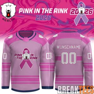 Eisbären Berlin x Pink in the Rink 2026 Limited Edition Hockey Jersey Custom