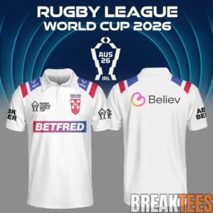 England Rugby League World Cup 2026 Polo Shirt