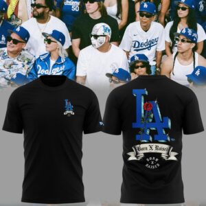 Exclusive Edition BORN X RAISED + Los Angeles Dodgers “FOREVER BLUE” T-Shirt 1
