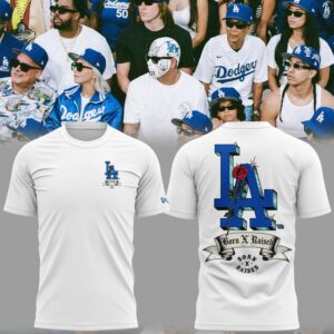 Exclusive Edition BORN X RAISED + Los Angeles Dodgers “FOREVER BLUE” T-Shirt 2