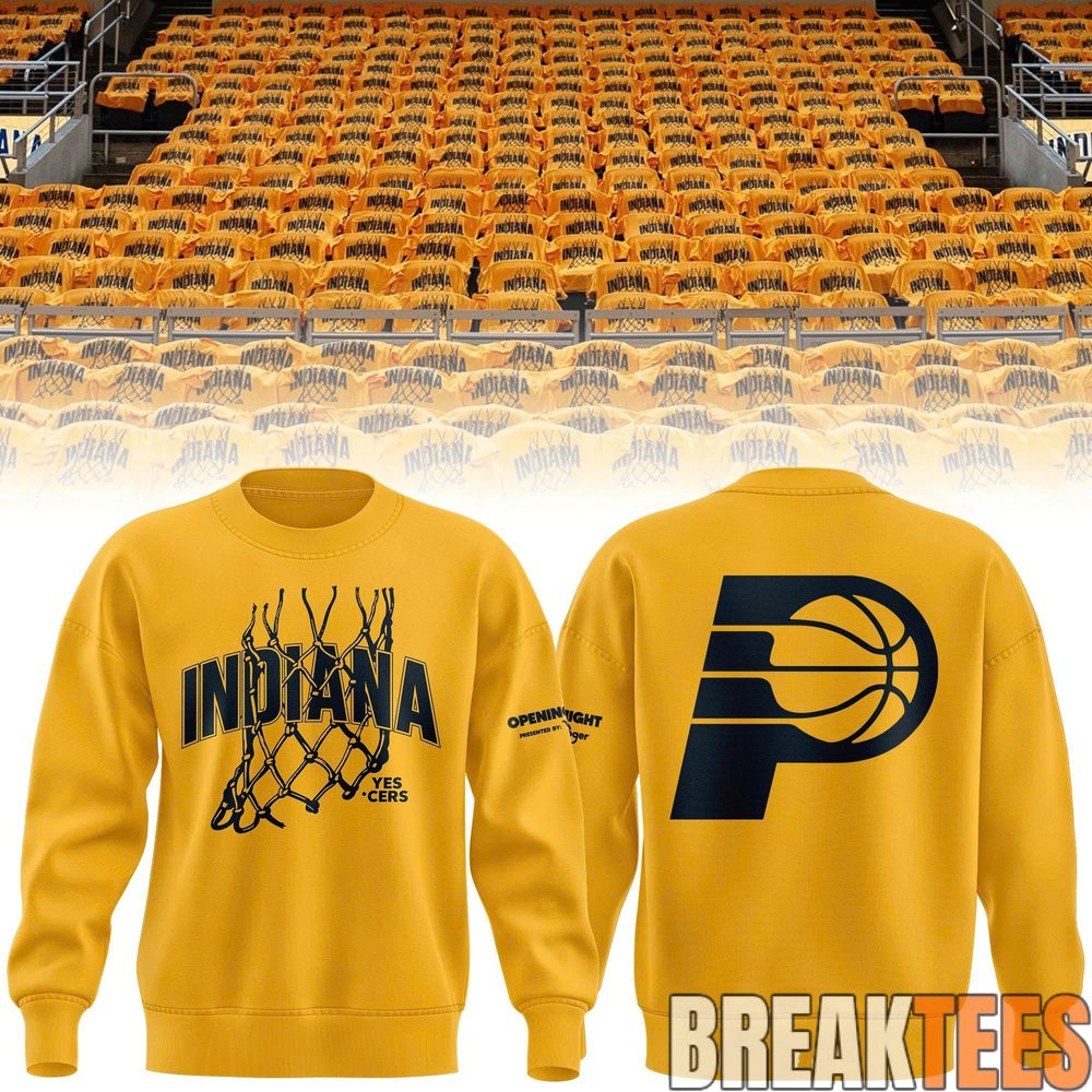 Exclusives Sweatshirt Opening Night of Indiana Pacers Exclusives Sweatshirt Opening Night of Indiana Pacers
