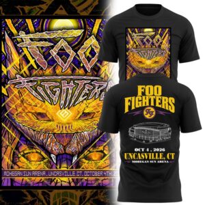 Foo Fighters Mohegan Sun Arena Uncasville CT 2026 T-Shirt